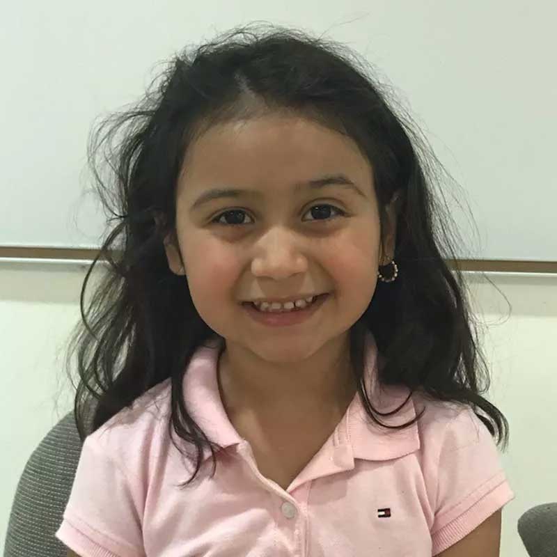 Samantha, 2nd Grade, After-school Tutoring Program