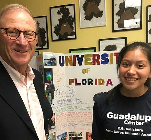 Child and Teacher together