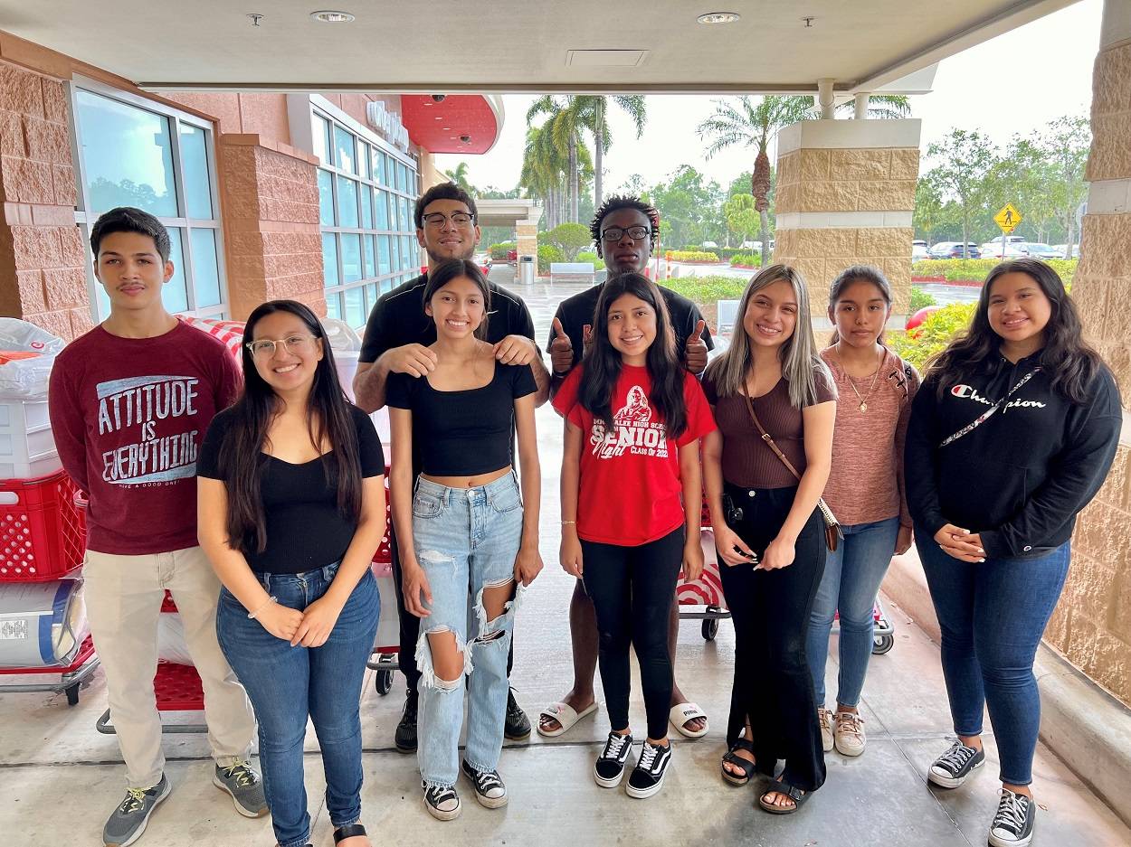 guadalupe center students at target