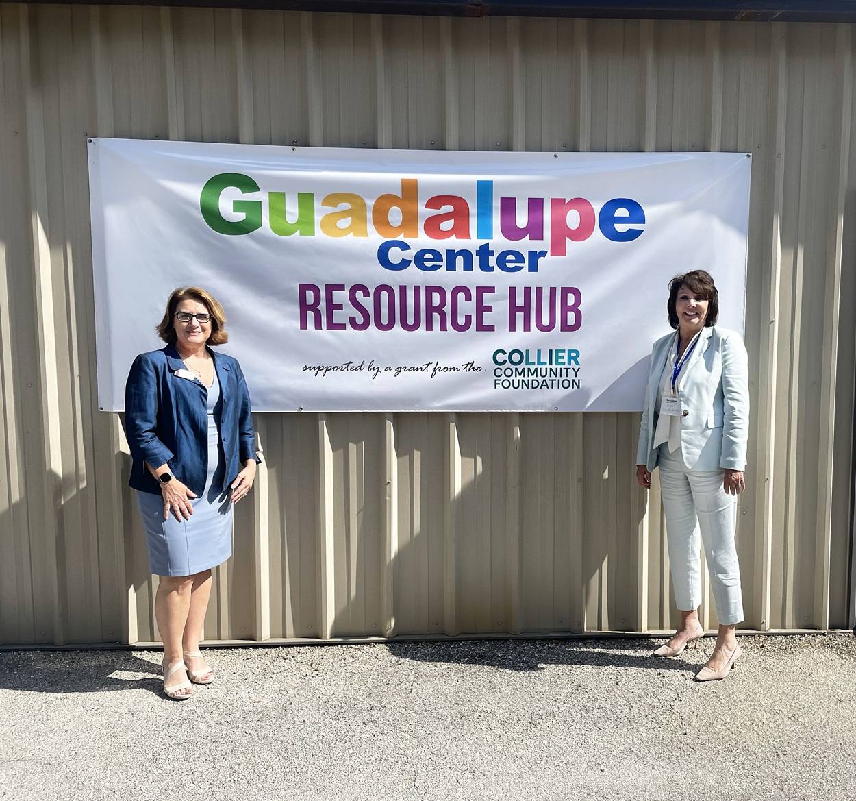 dawn montecalvo (left), eileen connolly keesler (right)