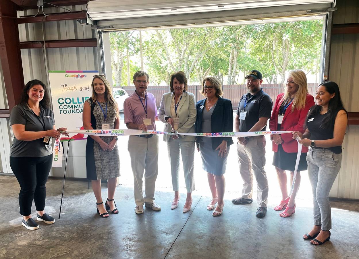 Guadalupe Center Resource Hub - ribbon cutting